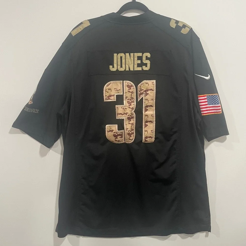 Nike Dallas Cowboys Byron Jones 31 Salute to Service Jersey Mens XXL Black Camo